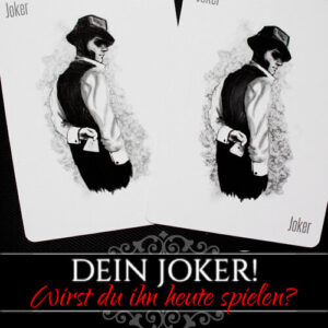 Zwei Joker und ein provokativer Text zieren das Vorschaubild zum Mindfuck Video von Herrin Samantha